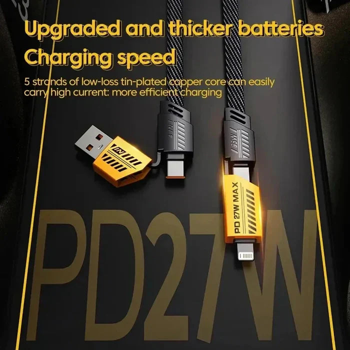 4 in 1 Charging Cable 1.2m