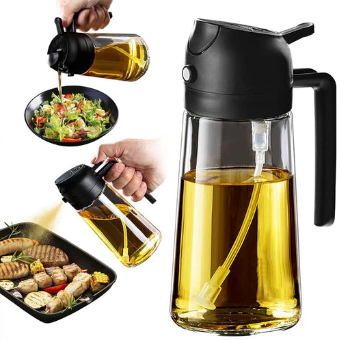 2 in 1 Oil Dispenser Spray Bottle
